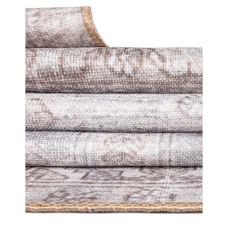 Chenille Geometric Indoor Rug, Rectangle 5' x 8'