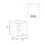 Meuble-lavabo 2 portes - Salle de bain (SANS ROBINET INCLUS)-357640491-357640406