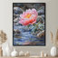 Gladis Pivoines et la rivière de montagne I - Pivoines, reproductions encadrées