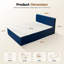 Lit plateforme tapissier simple à compression-662390415-683021575