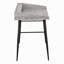 Bureau d'ordinateur, bureau personnel, ordinateur portable, tablettes de rangement, L 48 po, travail, métal stratifié gris, contemporain, moderne-1610370824-1610370825