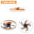 Frauly 19.7 Inch Led Enclosed Low Profile Ceiling Fan With Light-1215560142-1222760606