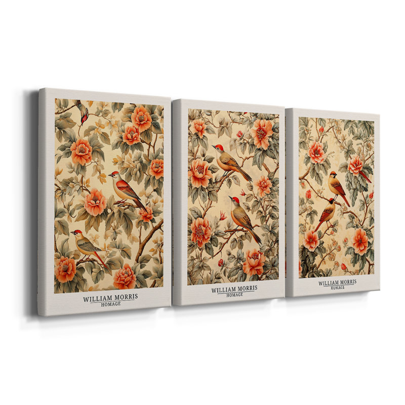 Série sur toile tendue sur mesure - 3 pièces, H 12 po x l 24 po