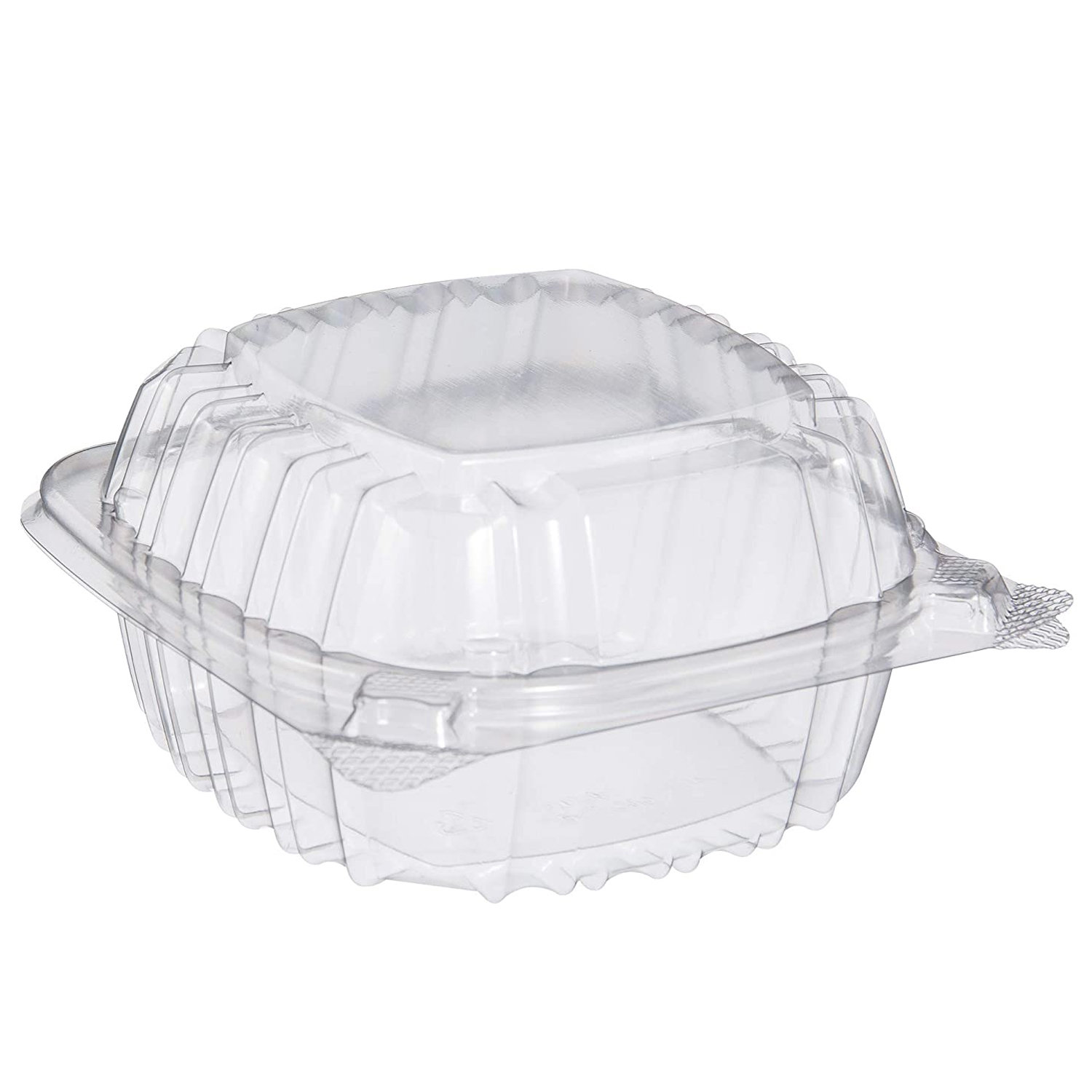8 x 8 x 3 Clear Hinged Plastic Clamshell - Take out Containers –  EcoQuality Store
