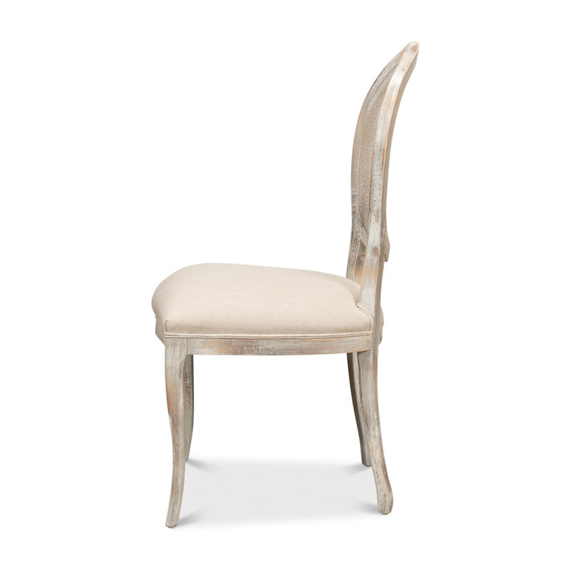 Banner Upholstered Dining Chair, Light Gray, Gray