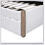 Lit plateforme tapissier avec pieds de soutien en bois et lit gigogne-1255235788