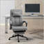 Fauteuil de bureau pivotant à dossier haut en tissu Linen Feel