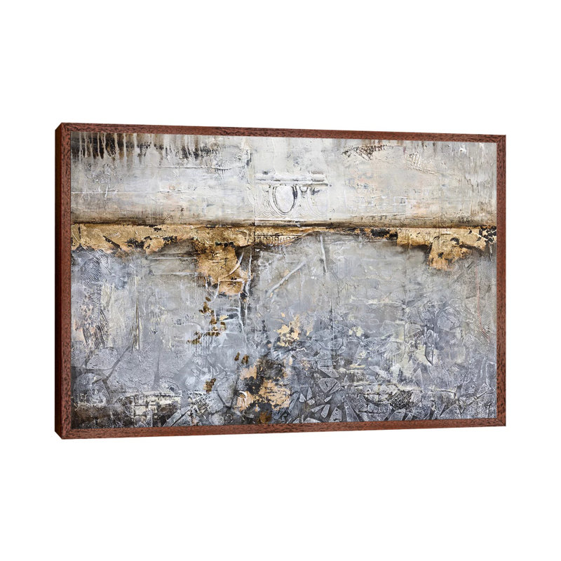 Of Other Times - Painting on Canvas, 101.6 cm H x 66.04 cm W, Classic Brown Wood Framed