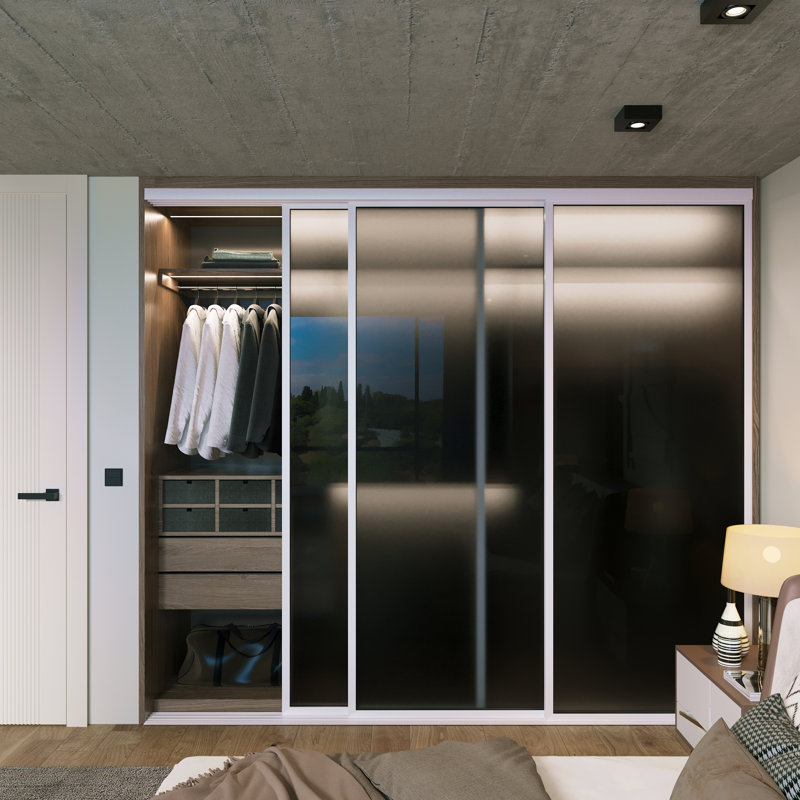Clb90X80Fumée givrée, 120 po x 96 po, Blanc