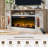 Diamandi Wood TV Stand with Fireplace-1524989819
