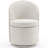 Upholstered Swivel Dining Chair, Boucle Fabric Barrel Kitchen Chair, Wingback Side Chair, Vanity Chair-513384095