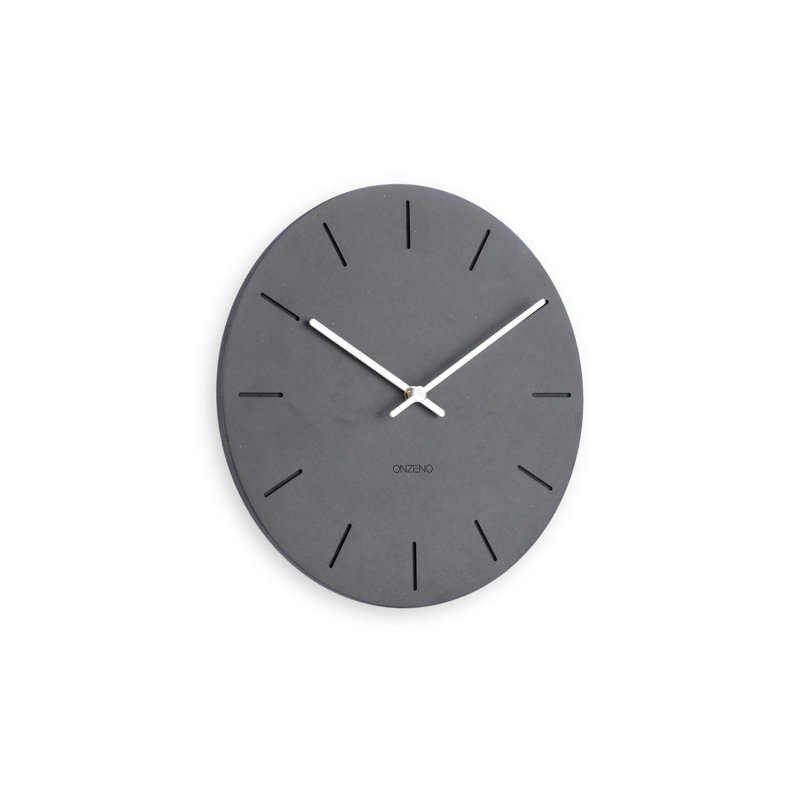 Wood Wall Clock, Black