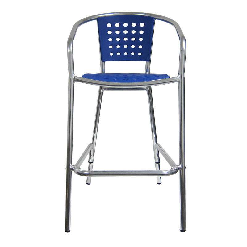Tabouret de bar Brado, Bleu