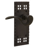 Craftsman Plate Passage (Hall & Closet) with Manor Lever