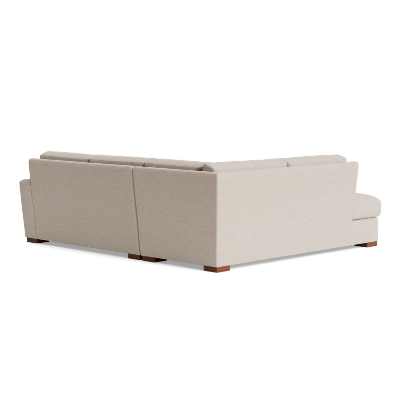 Couch Potato Sectional, Left Hand Facing, Performance Weave - Natural