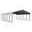 Galvanized Steel Carport, 20X24X7-2073654855
