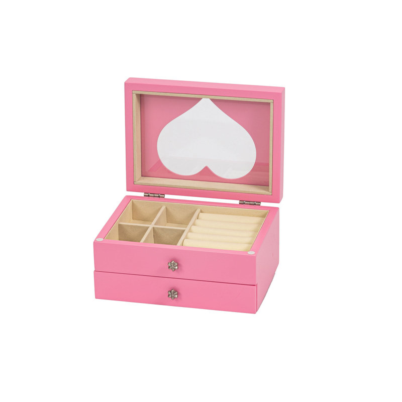 White And Pink Collection Jewellery Box +