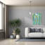 «Desert Living 3» par Jan Weiss, art mural sur toile-2064518921