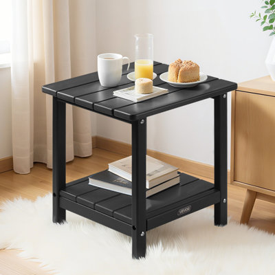 Rectangle Outdoor Side Table - 45 cm W 38 cm D