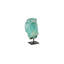 Refractory Glass Sculpture, Blue, On Base