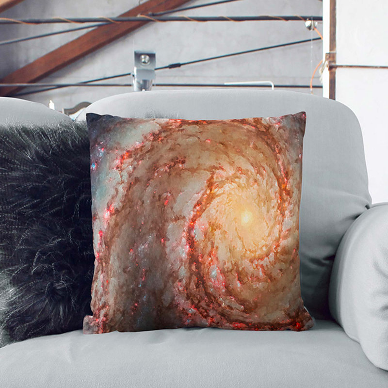 Universe Vol.27 Cushion with Filling, Black, 40cm H x 40cm W x 15cm D