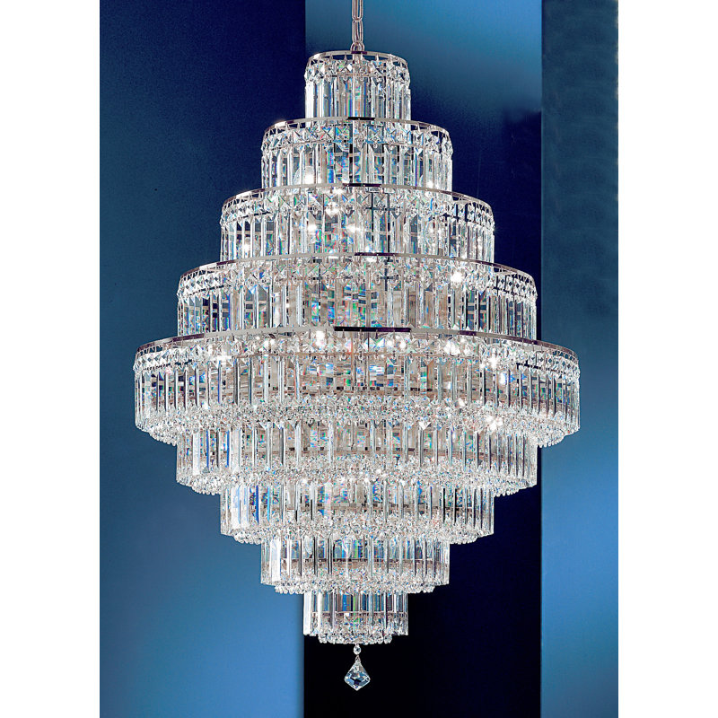 Lustre 30 lumières Ambader, Chrome, Crystalique Plus