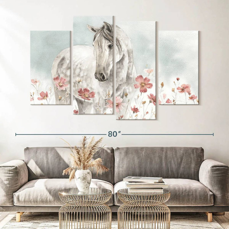 Impression sur toile impressionniste, impression sur toile, H 42 po x l 68 po x P 1,25 po