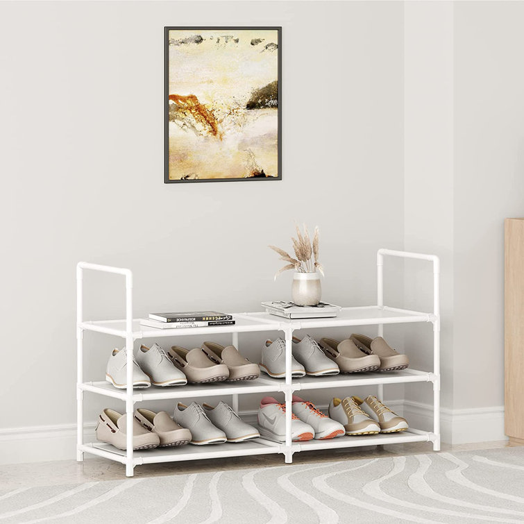 Rebrilliant 12 Pair Shoe Rack