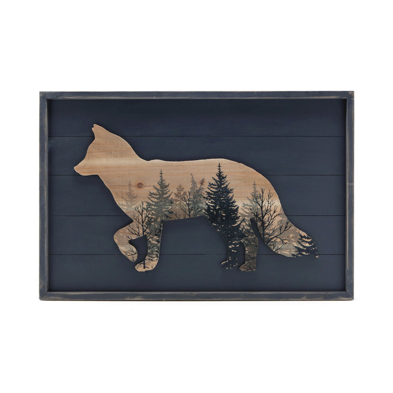 Handmade Rustic Wall Decor, 23.9" H x 36.02" W x 1.22" D