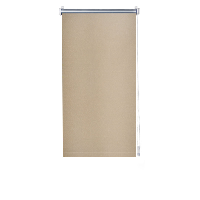 Smart Blackout Roll-Up Blind, Sand, 150cm L x 80cm W 