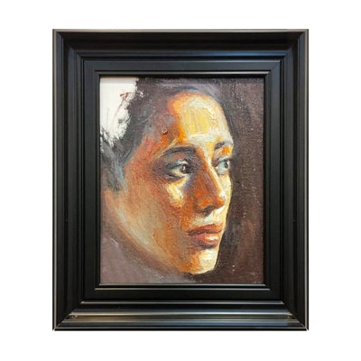 La foi révolue | Par Boby Abraham | Huile sur toile | Peinture encadrée