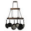 Harmony Handcrafted Hanging Pot Rack