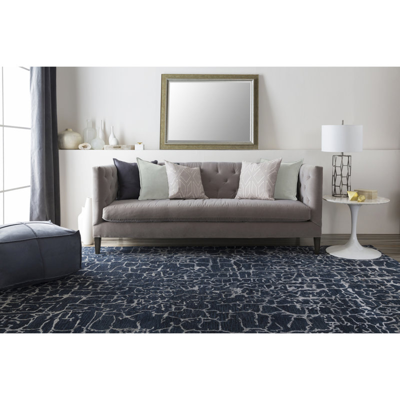 Kymani Hand Tufted Oriental Indoor Rug, Rectangle 8' x 11'