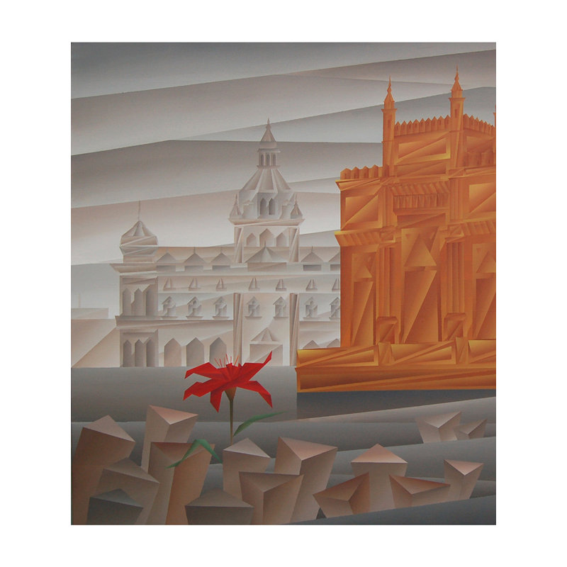 Love Mumbai | Acrylique sur toile | Par Nirakar Chowdhury
