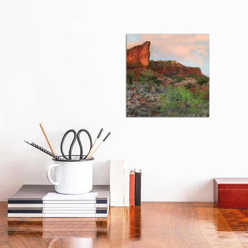 Sandstone Cliffs, Caprock Canyons State Park, Texas by Tim Fitzharris - Wrapped Canvas Print, 30.48 cm H x 30.48 cm W