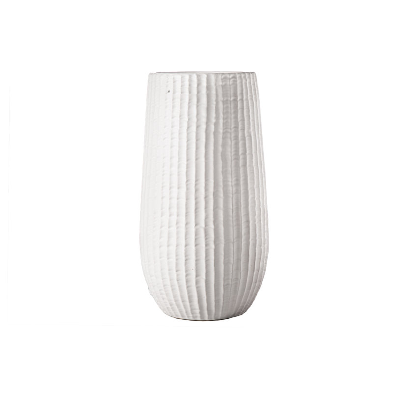 Mikalla Ceramic Table Vase, 15" H x 8" W x 8" D