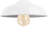 10'' W 1 - Bulb Outdoor Semi Flush Mount-41094685