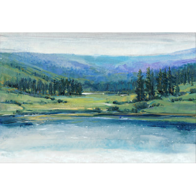 Mountain Lake I by Tim OToole - Wrapped Canvas Print