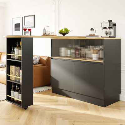 120 cm W Kitchen Island with Top