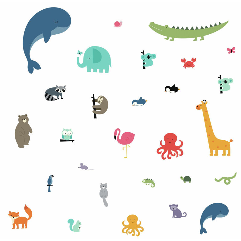 Animals Non-Wall Damaging Wall Decal