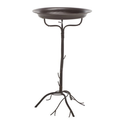 Juriana Metal Single Tier Birdbath