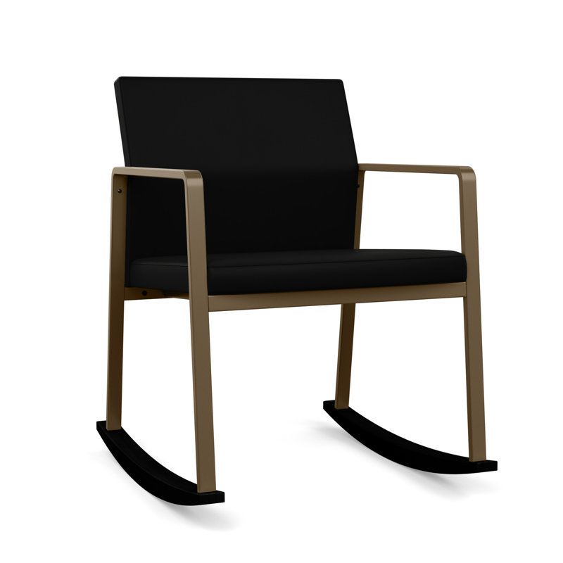 Chaise berçante Gansett, Bronze, Vinyle noir Patriot Plus