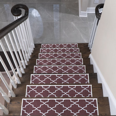 Tapis d'escalier antidérapant 9 po x 28 po Sussexhome