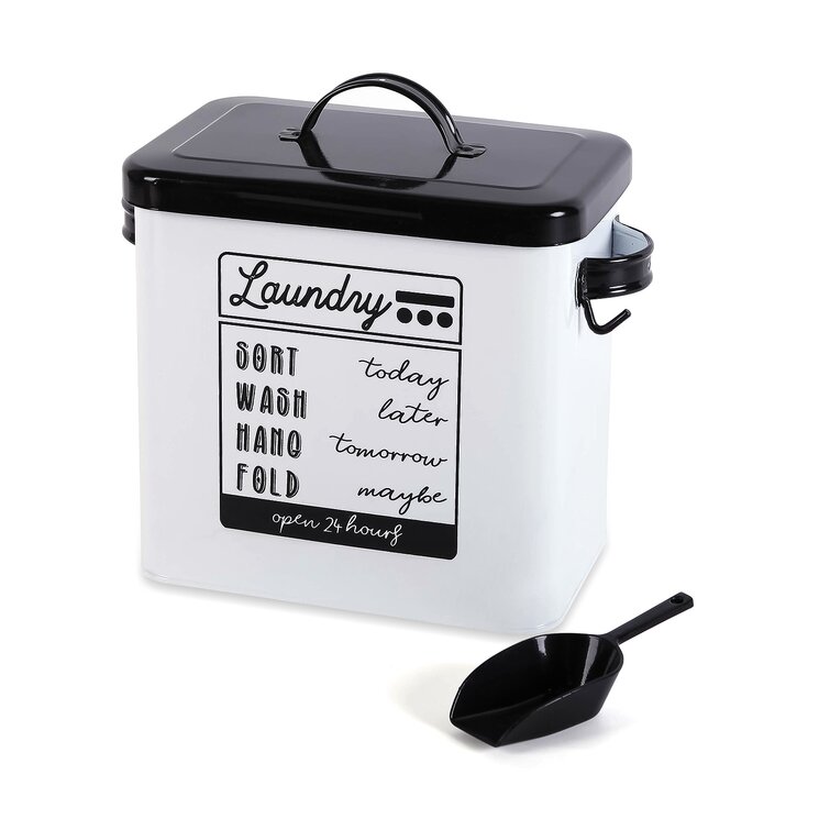 Laundry Powder Storage Box Washing Powder Barrel with Scale Heavy