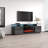 Burkard 71" Modern TV Stand with Electric Fireplace, High Gloss Finish, Media Storage-744922863