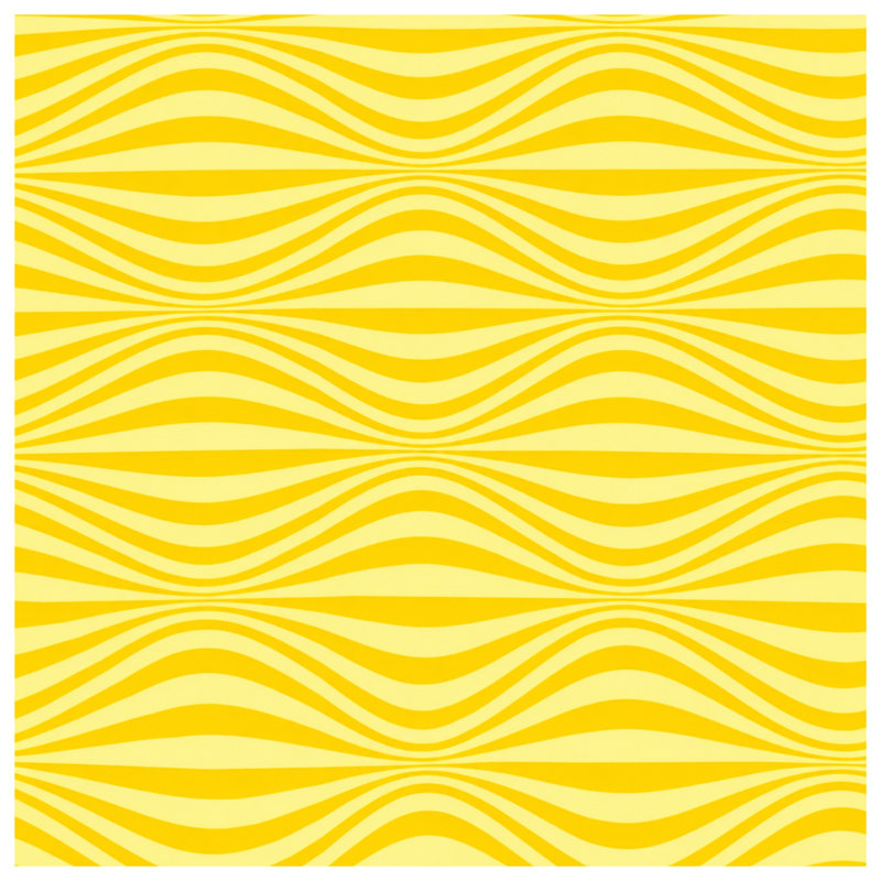 Housses de couette Yellow Wavy Lines, Très grand lit