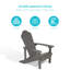 Chaise Adirondack en plastique Halstein-1409835317