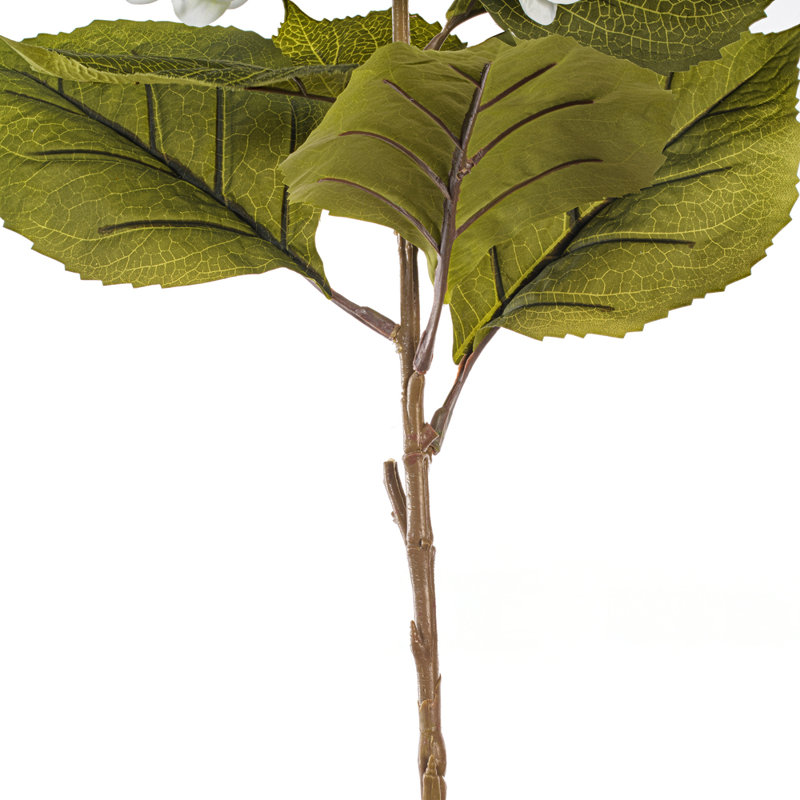 Tige d'hortensia de 42 po, Blanc, H 42 po x l 9,5 po x P 15,5 po
