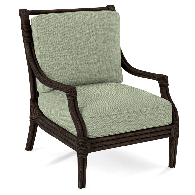 Fauteuil l 32 po Inveron, Java, Tissu vert performance 0851-54