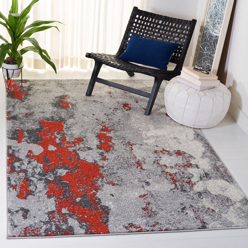 Tapis abstrait Abrey Performance, Rectangle 6 pi x 9 pi